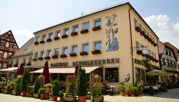 Hotel Brauereigasthof Schwanenbraeu Ebermannstadt Eksteriør bilde